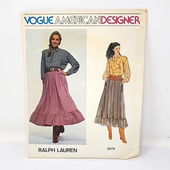 Ralph Lauren Vogue Young American Designer Pattern Ralph Lauren Size 6-14 - Picture 6 of 6